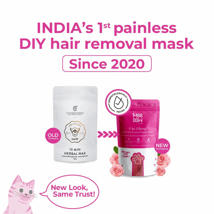 MEOW BODY HAIR REMOVAL WAX POWDER