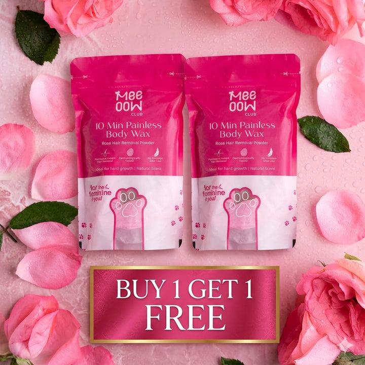 MEOW BODY HAIR REMOVAL WAX POWDER