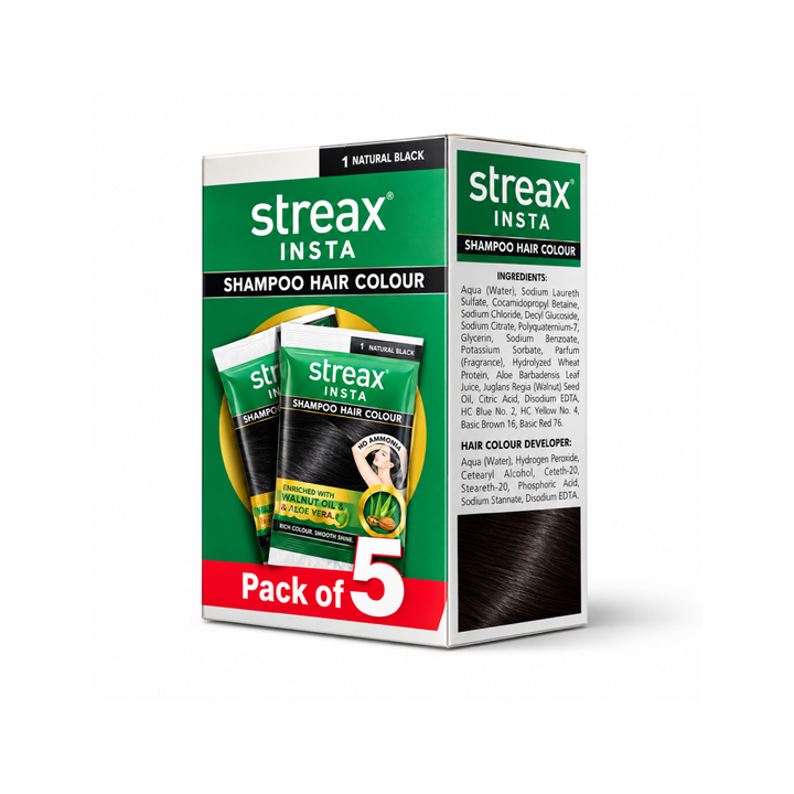 Streax Insta Shampoo Hair Colour
