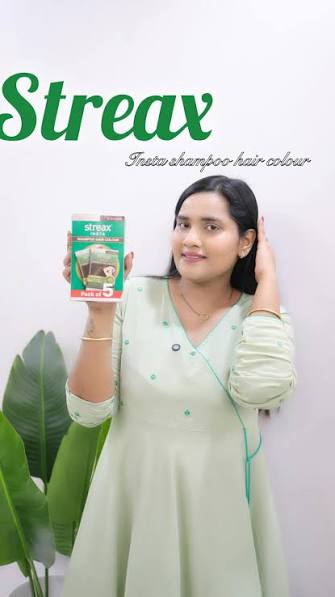 Streax Insta Hair Color Shampoo